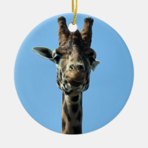 GIRAFFE CERAMIC TREE DECORATION