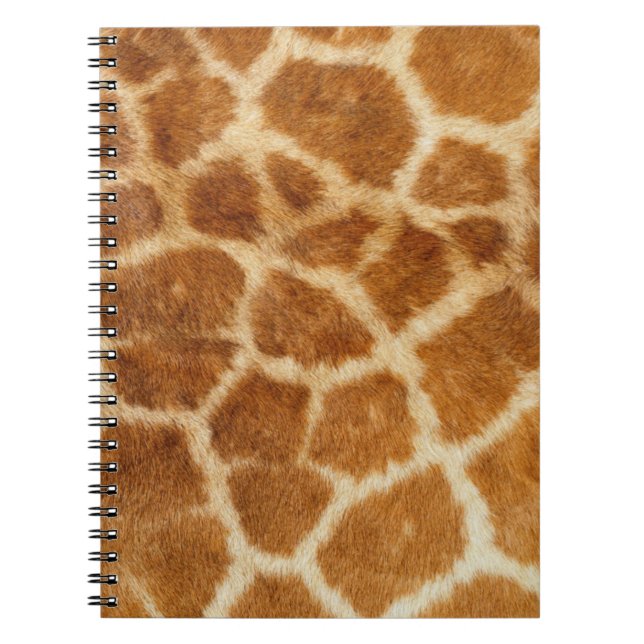 Giraffe Close-up, Hair, Spots Notebook (Front)