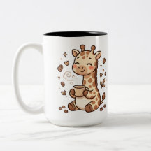 Giraffe Coffee Sipping Mug