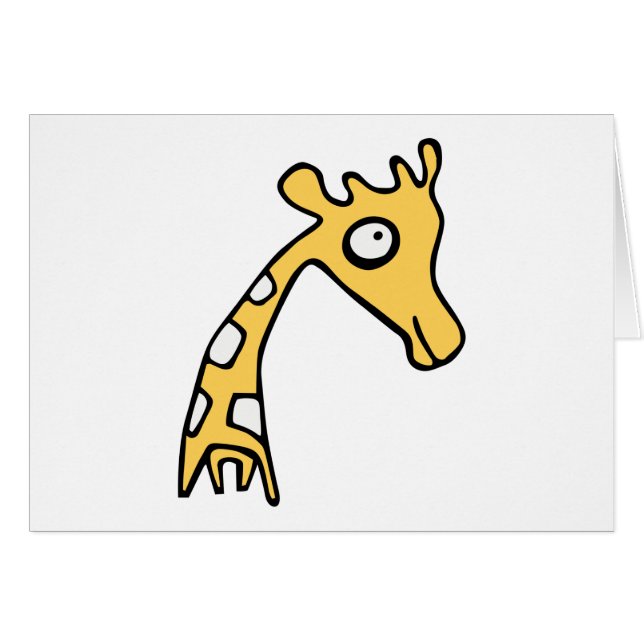 Giraffe cool illustration (Front Horizontal)