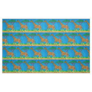 Giraffe - Cotton Twill Fabric
