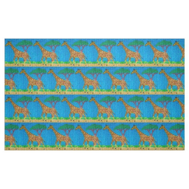 Giraffe - Cotton Twill Fabric (Fat Quarter)