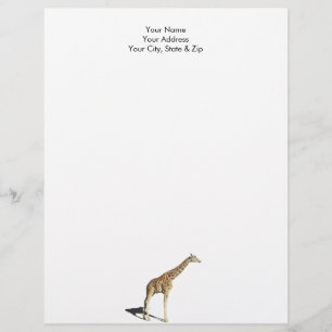 Giraffe Custom Letterhead