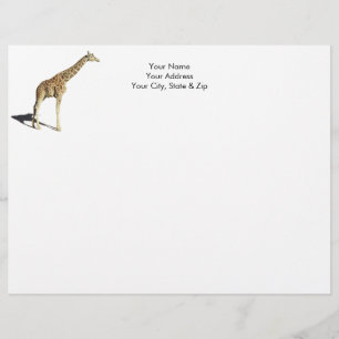 Giraffe Custom Letterhead