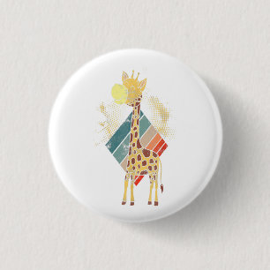 Giraffe Cute Hug Button   Special Gift for Kids