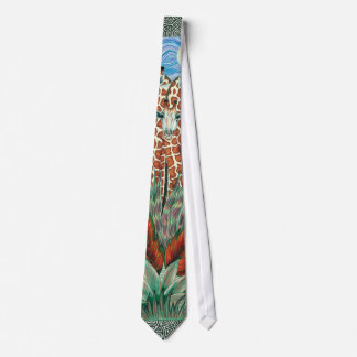Giraffe design tie