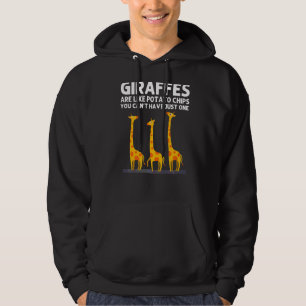Giraffe Designs For Men Women Safari Wildlife Anim Hoodie