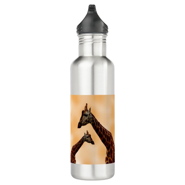 Giraffe Double Trouble,   710 Ml Water Bottle (Right)