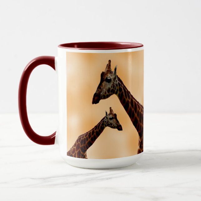 Giraffe Double Trouble,   Mug (Left)