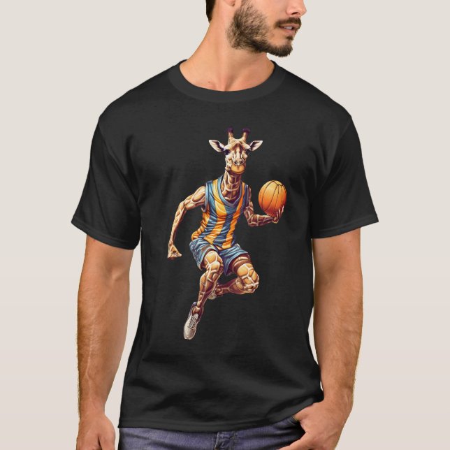 Giraffe Dunkmaster: Slam Dunk Tee (Front)