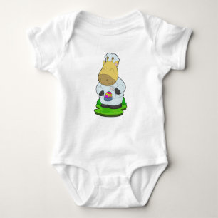 Giraffe Easter Cook Baby Bodysuit