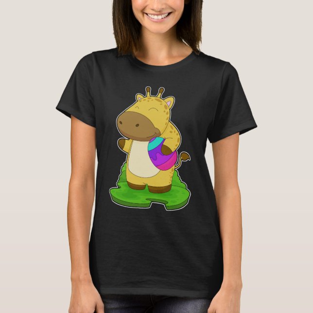 Giraffe Easter Easter egg T-Shirt (Front)