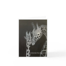 Giraffe Encouragement Card