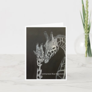 Giraffe Encouragement Card