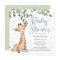 Giraffe Eucalyptus Greenery Baby Shower