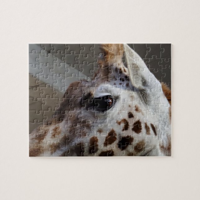 Giraffe Eye Jigsaw Puzzle (Horizontal)