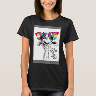 Giraffe Face Mens      Animal T-Shirt