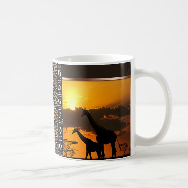 Giraffe Family 2 Coffee Mug (Right)