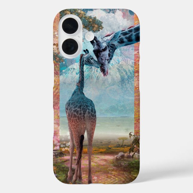 Giraffe Family “AFRICAN HERITAGE” Case-Mate iPhone Case (Back)