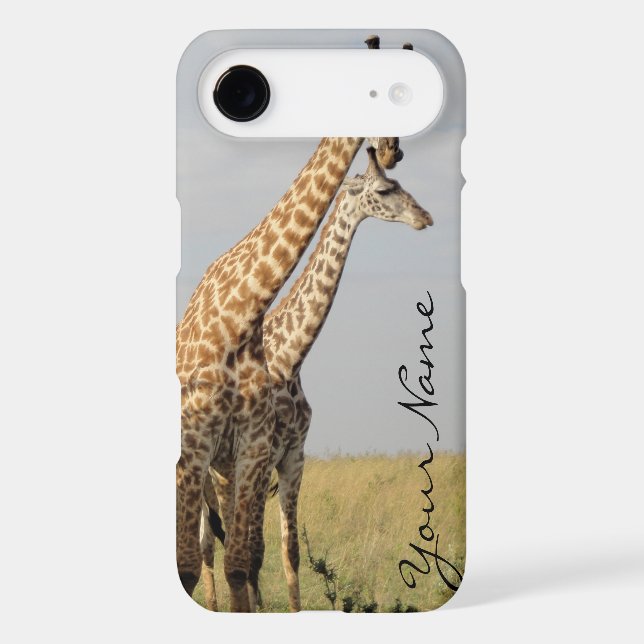 Giraffe Family iPhone 6 Plus Case Personalise! (Back)
