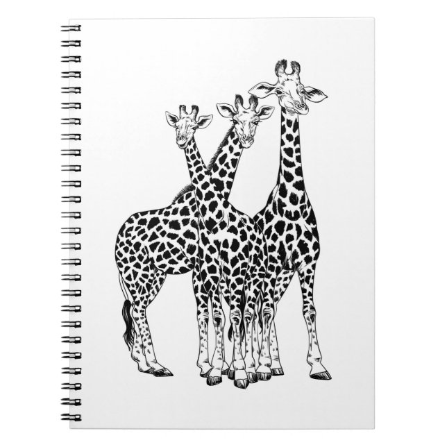 Giraffe family notebook (Front)