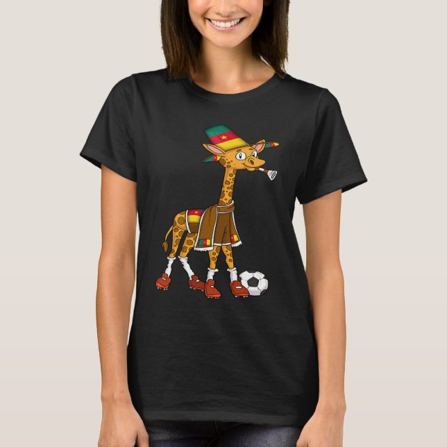 Giraffe Fan Cameroon T-Shirt (Front)