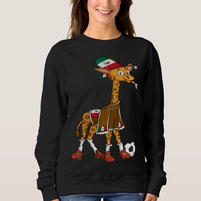 Giraffe Fan Mexico Sweatshirt (Front)
