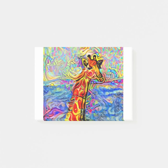 Giraffe Fantasy Post-it Notes (Front)