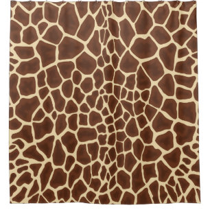 Giraffe Flare Pressure Shower Curtain