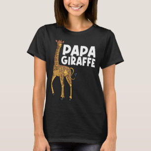 Giraffe For Dad Grandpa Men Giraffe Animal   T-Shirt