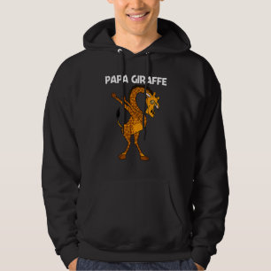 Giraffe For Men Dad Boys Safari Wild Zoo Animal Hoodie