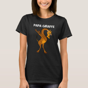 Giraffe For Men Dad Boys Safari Wild Zoo Animal T-Shirt