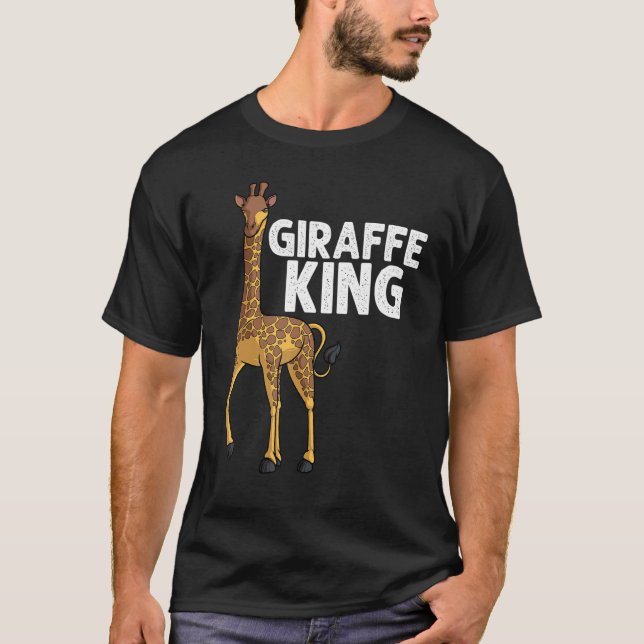 Giraffe For Men Grandpa Dad Giraffe Animal 1 T-Shirt (Front)