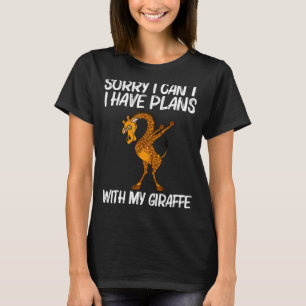 Giraffe For Men Women Safari Wild Zoo Animal T-Shirt