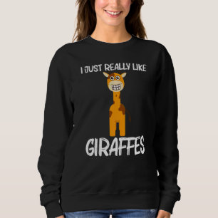 Giraffe For Men Women Safari Wildlife Animal Sweatshirt