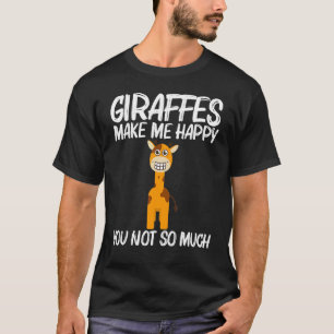 Giraffe For Men Women Safari Wildlife Animal T-Shirt