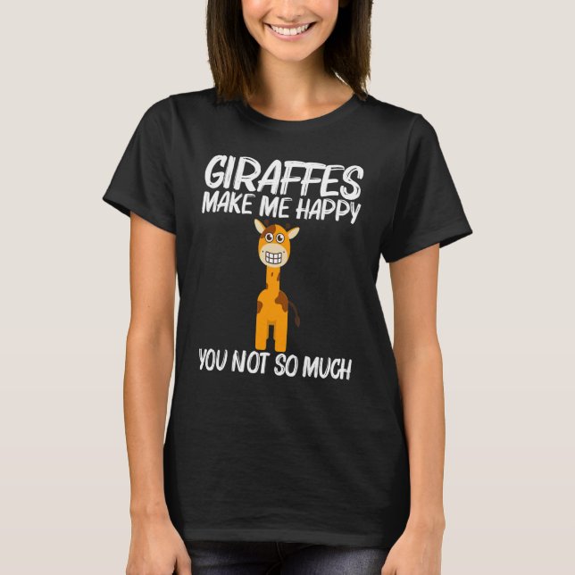 Giraffe For Men Women Safari Wildlife Animal T-Shirt (Front)