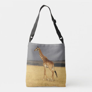 Giraffe full body Africa African Animals Crossbody Bag