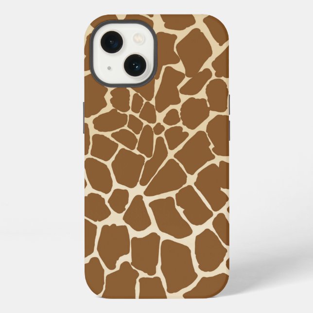 Giraffe Fur Pattern Print  iPhone Case (Back)