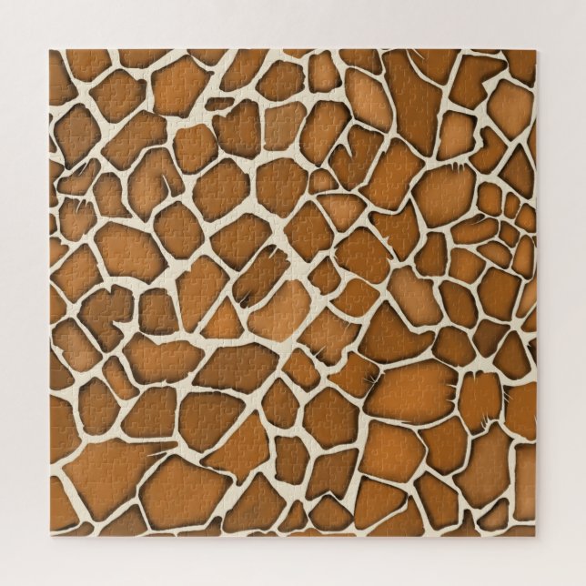 Giraffe Fur Patterned Print  Jigsaw Puzzle (Vertical)