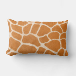 Giraffe Fur Realistic Spotted Wild Animal Lumbar Cushion