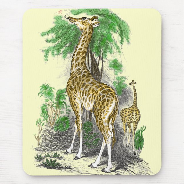 Giraffe Gifts Mouse Pad (Front)