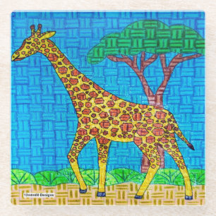 Giraffe - Glass Coaster
