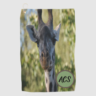 Giraffe Golf Towel