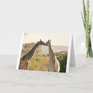 Giraffe Greeting Card - Stick Your Neck Out
