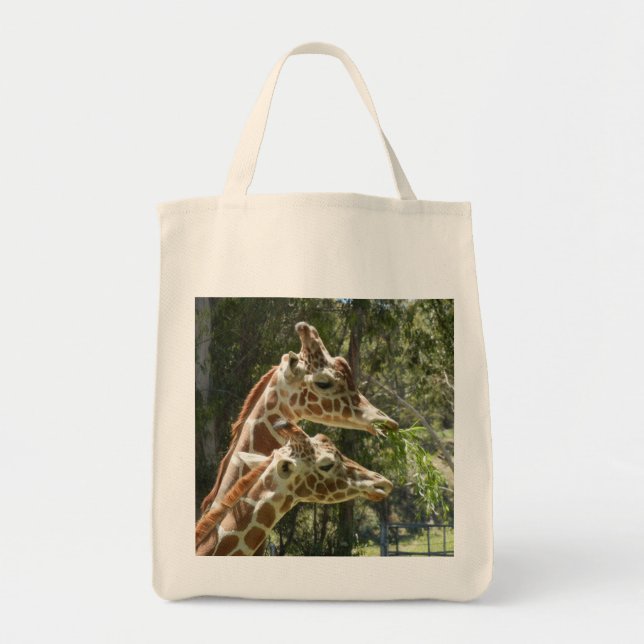 Giraffe Grocery Tote (Front)