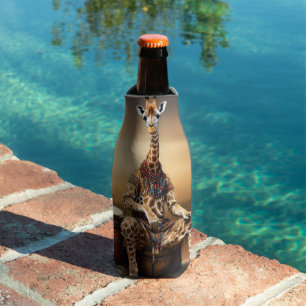 Giraffe Grooves: A Bongo Serenade in the Savanna, Bottle Cooler