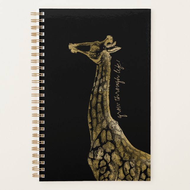 Giraffe Grow through Life Planner Elephant Lion (Front)