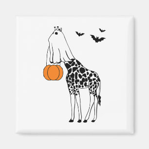 Giraffe Halloween Funny Halloween Outfit Costumes  Magnet