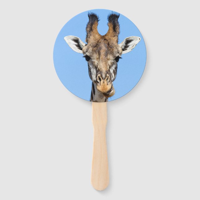 Giraffe Hand Fan (Front)